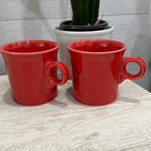 Red Fiesta Mug Set